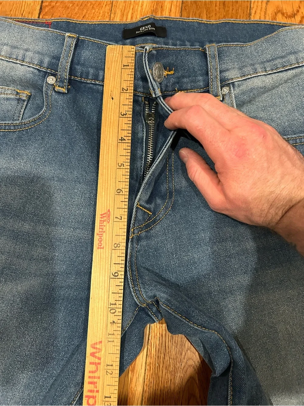 True Religion Geno Relaxed Slim Jeans Men's 33 Blue‎ Denim Wash Casual Pants Y2K